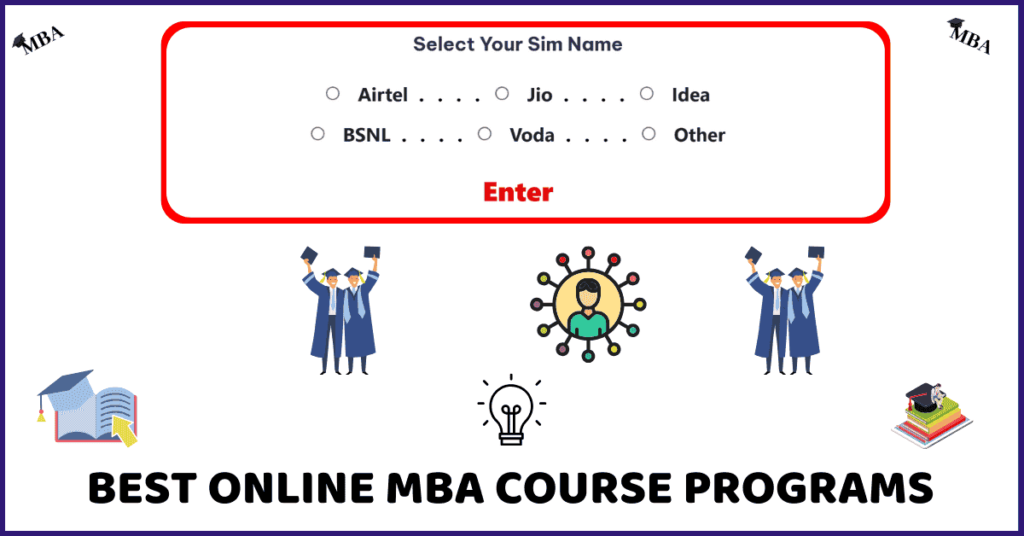 Best Online MBA Course Programs