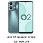 Lava O2 (Imperial Green, 8GB RAM, UFS 2.2 128GB Storage)