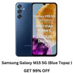 Samsung Galaxy M15 5G Prime Edition Power Meets Performance in Blue Topaz