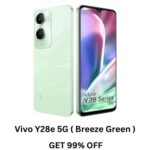 Vivo Y28e 5G (Breeze Green, 4GB RAM, 64GB Storage)