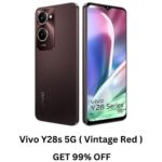 Vivo Y28s 5G (Vintage Red, 4GB RAM, 128GB Storage)