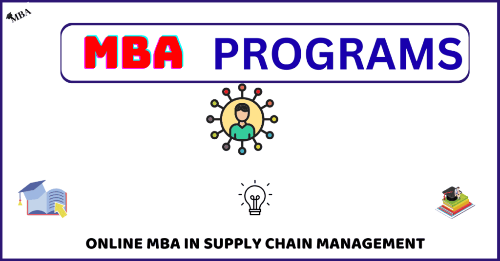 Online MBA in Supply Chain Management